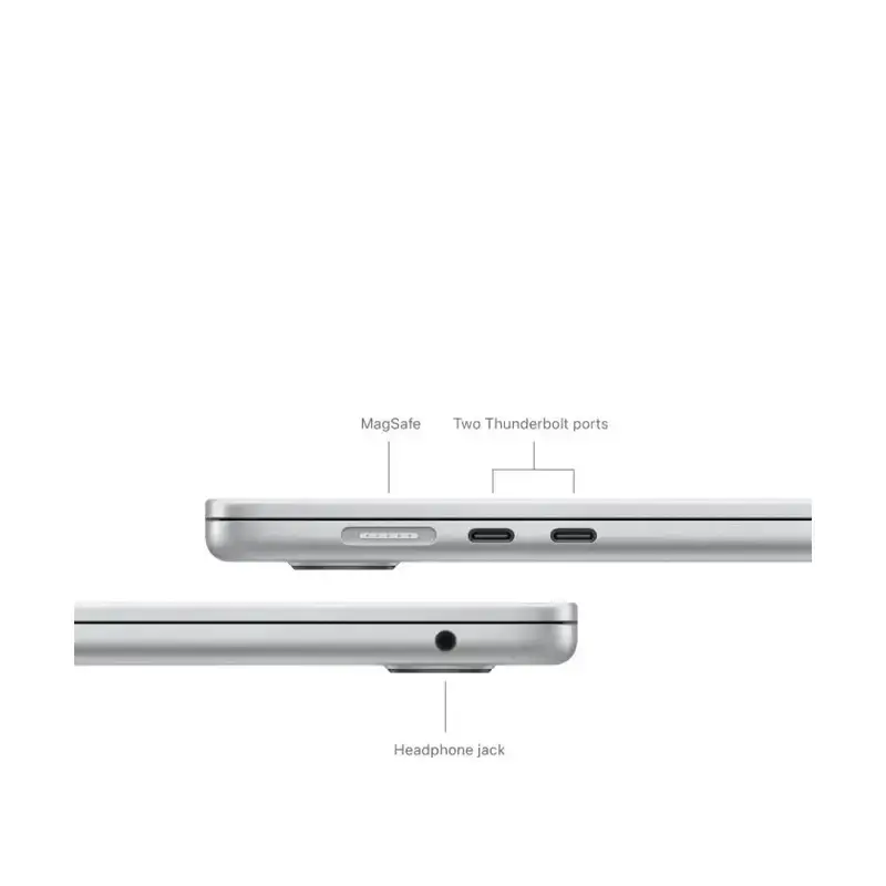 پورت‌های مک بوک اپل لپ تاپ 15.3 اینچی اپل مدل Apple MacBook Air A3114 MRYQ3LLA  